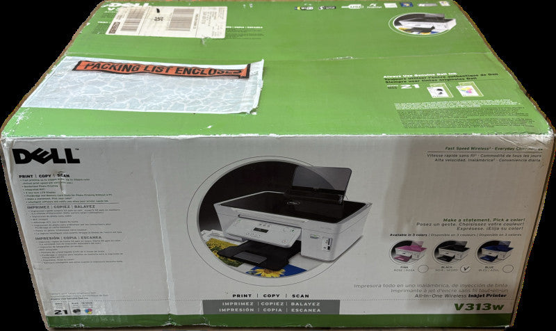 Dell V313w All-in-One Wireless Inkjet Printer Brand-New Sealed READ!