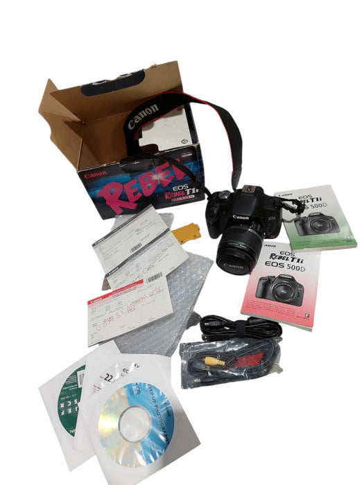 Canon Rebel T1i EOS DSLR Camera DS126231 with 18-55mm EFS Lens =