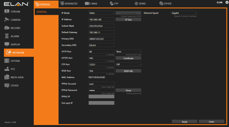 Elan EL-NVR 6TB Network Video Recorder %