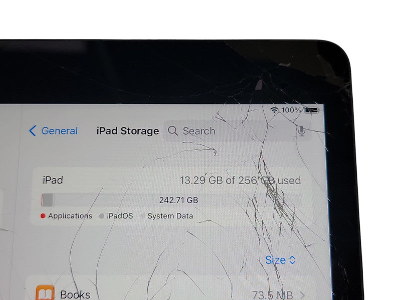 Apple iPad 9th Gen - 256GB - Space Gray [A2603 | Wifi + Cellular | Read]