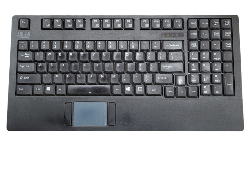 Adesso Industrial Compact Scissor-Switch Touchpad Keyboard AKB-421UB