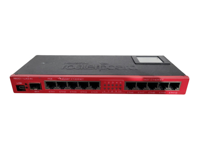 Mikrotik RB2011UAS-2HnD-IN 10 Port Router !