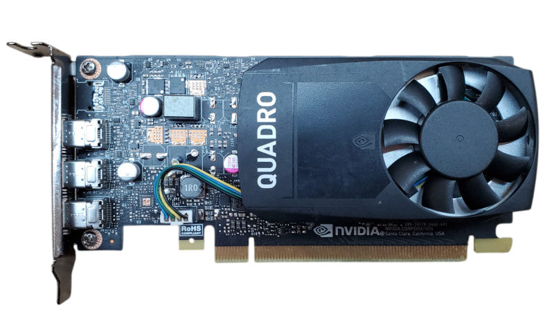 NVIDIA Quadro P400 2GB GDDR5 Graphics Card - 3x MiniDP