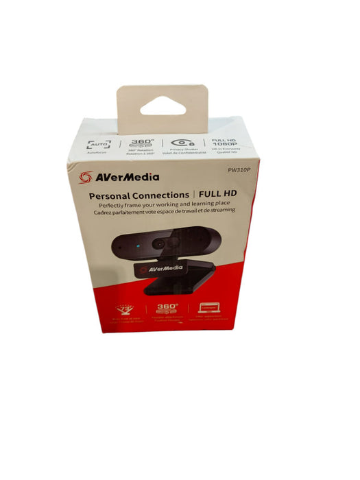 AVerMedia PW310P Webcam Full 1080p 30fps HD Camera With Autofocus