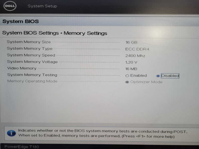 Dell PowerEdge T130, Xeon E3-1230 v6, 16GB DDR4, H330, No HDD !