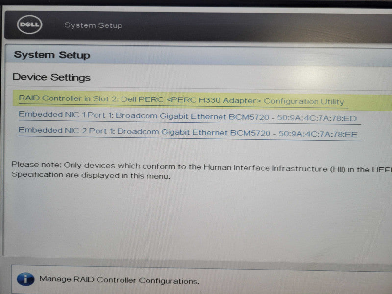 Dell PowerEdge T130, Xeon E3-1230 v6, 16GB DDR4, H330, No HDD !