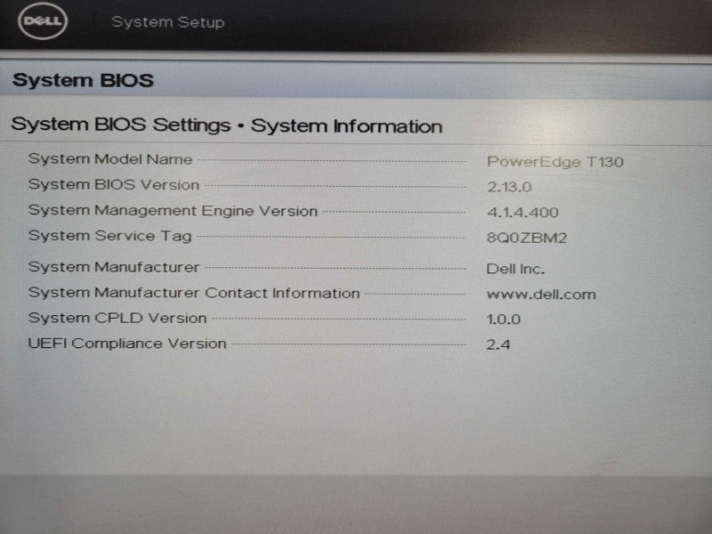 Dell PowerEdge T130, Xeon E3-1230 v6, 16GB DDR4, H330, No HDD !