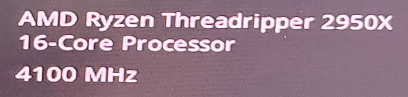 AMD Ryzen Threadripper 2950x 16-core @ 3.50 GHz Socket TR4 %