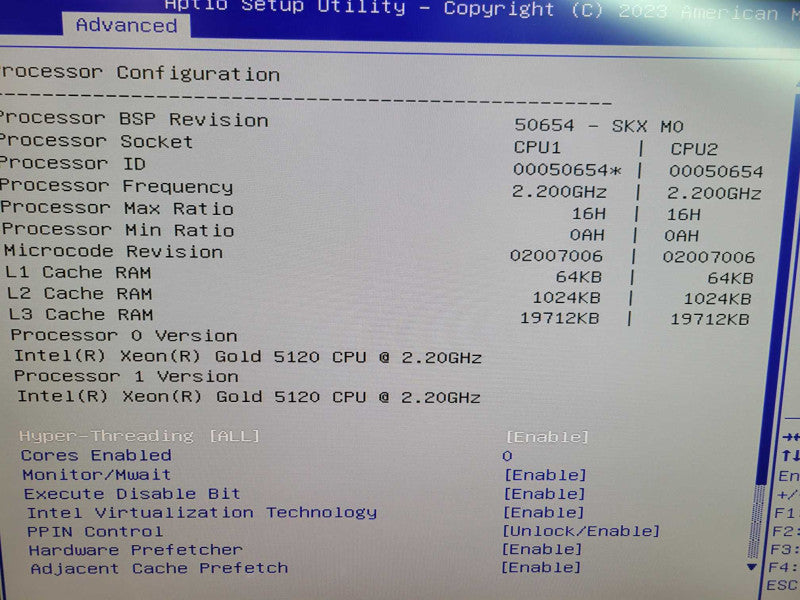 Supermicro X11DPU-G6-NI22 - 2x Xeon Gold 5120 96GB DDR4 NO HDD 2x800W PSU Q%
