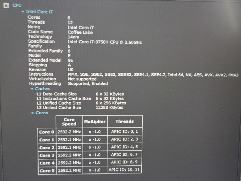Lenovo ThinkPad P53 i7-9750H 16GB DDR4 Quadro T1000 256GB SSD  β Lap200