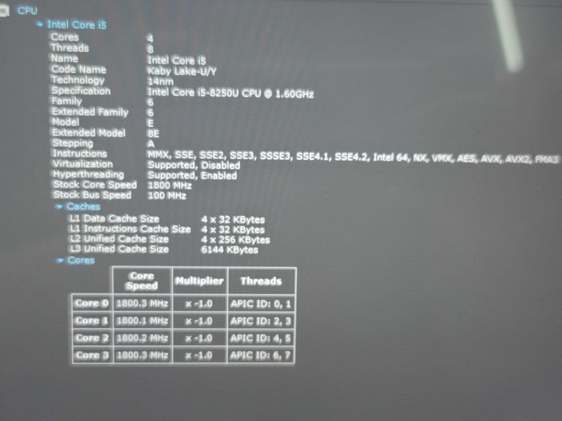 Dell XPS 13 9370 i5-8250U 8GB RAM 256GB SSD No Battery β BudLap