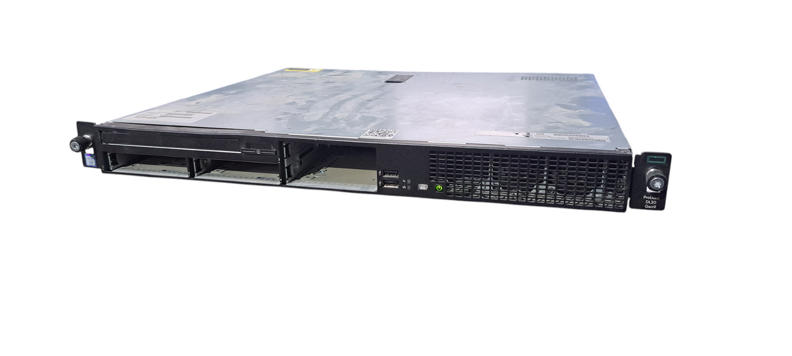 HP ProLiant DL20 Gen9 Server Intel E3-1230 v6| 16GB RAM NO HDD|H240|2x550w