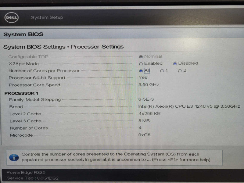 Dell PowerEdge R330 - Xeon E3-1240 v5 @ 3.50GHz, 64GB DDR4, H330, 1x 350W !