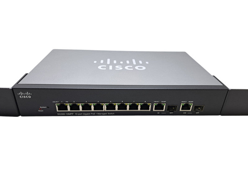 Cisco SG300-10MPP-K9 V04 | 10-Port Gigabit PoE+ Managed Switch