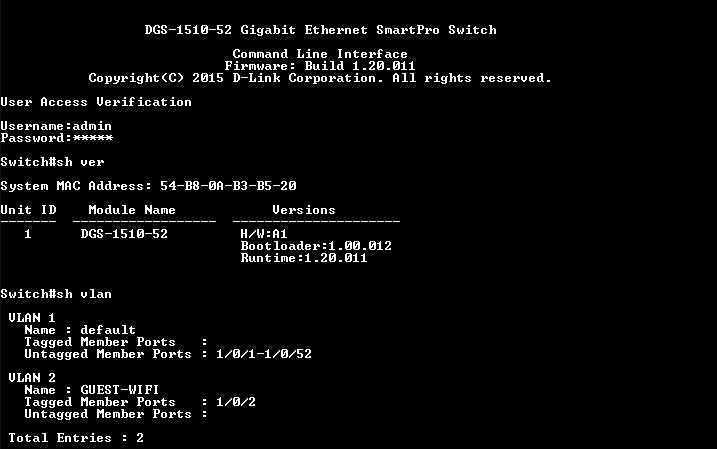 D-Link SmartPro Switch DGS-1510-52 Managed 52 Port Gigabit Network Switch