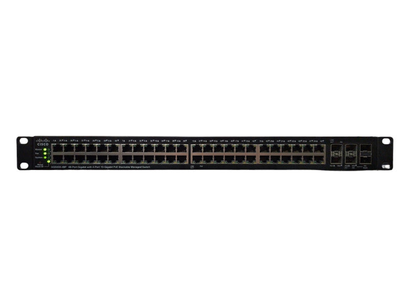 Cisco SG500X-48P-K9 V05 48-Port Gigabit Stackable Ethernet Switch