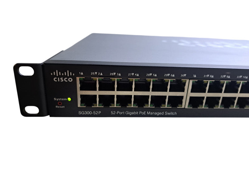 Cisco SG300-52P-K9 V04 | 52-Port Gigabit PoE Managed Switch w/ 2x SFP