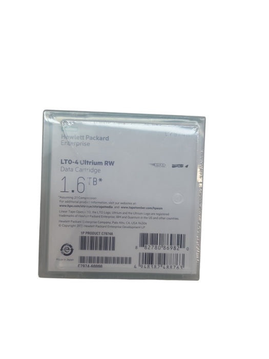 HPE LTO-4 Ultrium RW Data Cartridges C7974A 1.6TB Q%