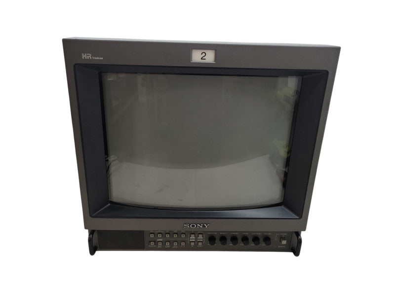 Sony HR Trinitron PVM-1354Q 13 in. Retro Gaming Color Video Monitor + Case %