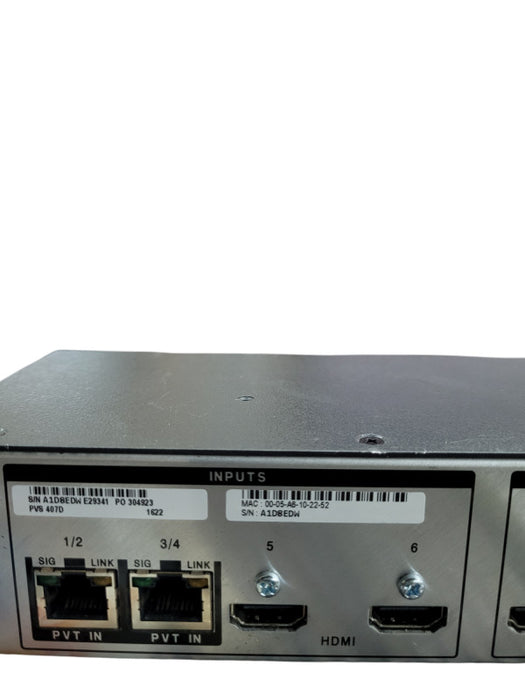 Extron PVS 407D Audio Decoding PoleVault Switcher