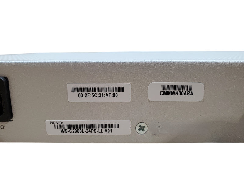 Cisco WS-C2960L-24PS-LL V01 | 24-Port Gigabit PoE+ Silent Managed Switch Q