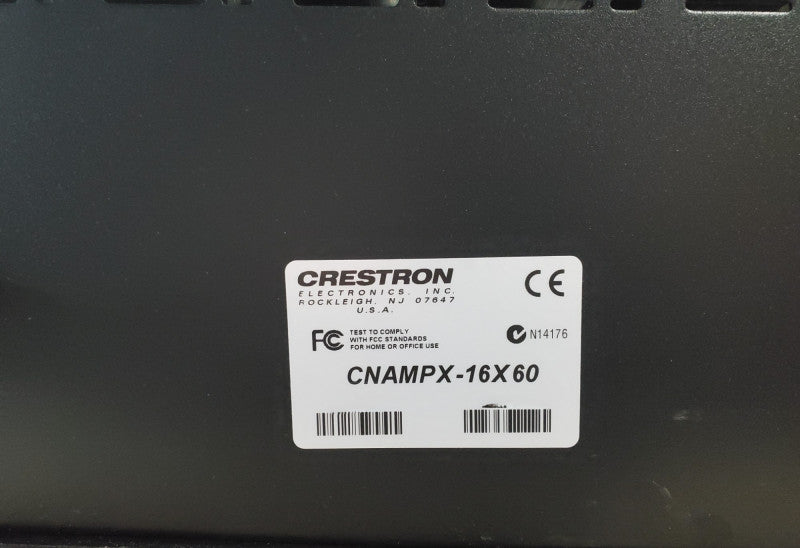 Crestron CNAMPX-16X60 16 Channel Professional Audio Amplifier *READ*