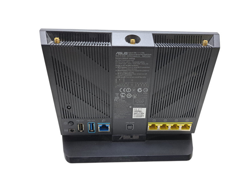 ASUS RT-AC68U AC1900 1300 Mbps 4 Port Gigabit Wireless AC Router w/ Adapter