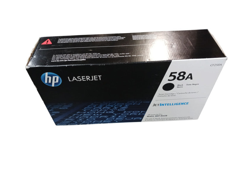Genuine Sealed HP 58A Black LaserJet Toner Cartridge CF258A