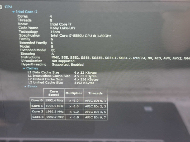 Dell Inspiron 7573 i7-8550U 16GB DDR4 256GB M.2 TOUCH SCREEN β BudLap