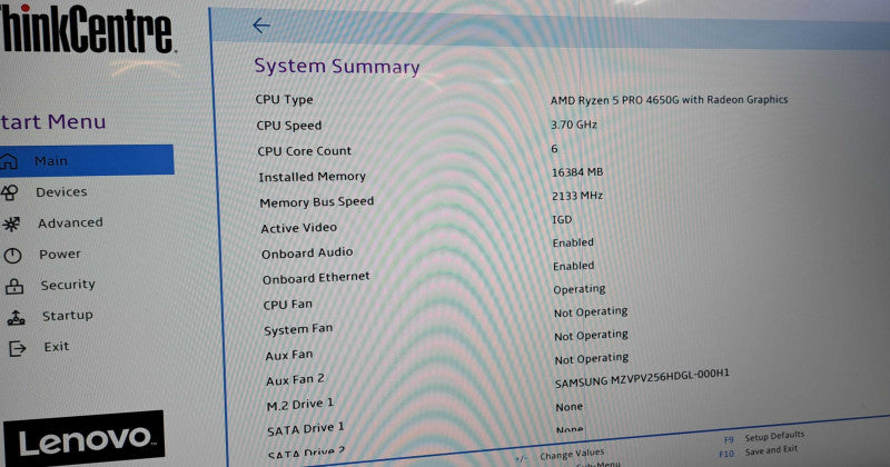 Lenovo Thinkcentre M75s Gen 2 Ryzen 5 PRO 4650G|16GB RAM|256GB NVMe