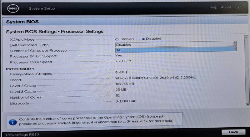 Dell R630 1U 8x 2.5" | Xeon E5-2630 v4 @2.20GHz, 128GB DDR4, H730P Mini