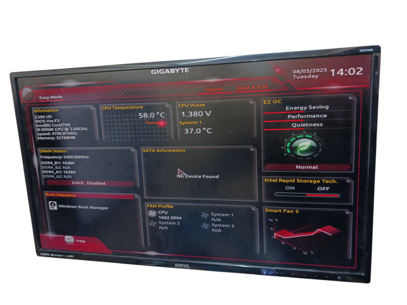 Cybertron Intel i9-9900K Gigabyte Z390 UD 32GB RAM Tower Desktop