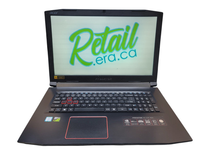 Acer Predator Helios 300 i7- 7700HQ 16GB DDR4 GTX 1060 256GB M.2 READ  β Lap200