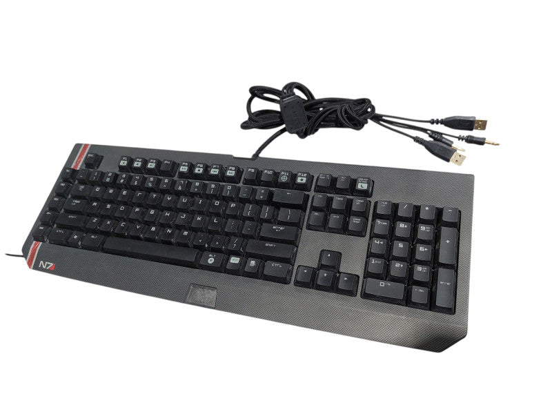 Razor Black Widow Ultimate Mass Effect 3 Mechanical Keyboard RZ03-0038 =