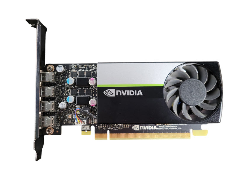 NVIDIA Quadro T1000 4GB GDDR6 4x miniDP PCIe Graphics Card !