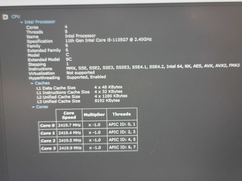 Lenovo ThinkPad E15 Gen 2 i5-1135G7 16GB DDR4 256GB SSD  β Lap200