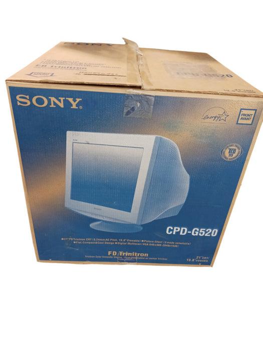 Vintage Sony CPD-G520 21" CRT Monitor New Open Box
