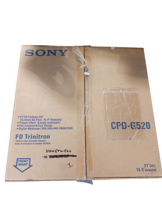 Vintage Sony CPD-G520 21" CRT Monitor New Open Box