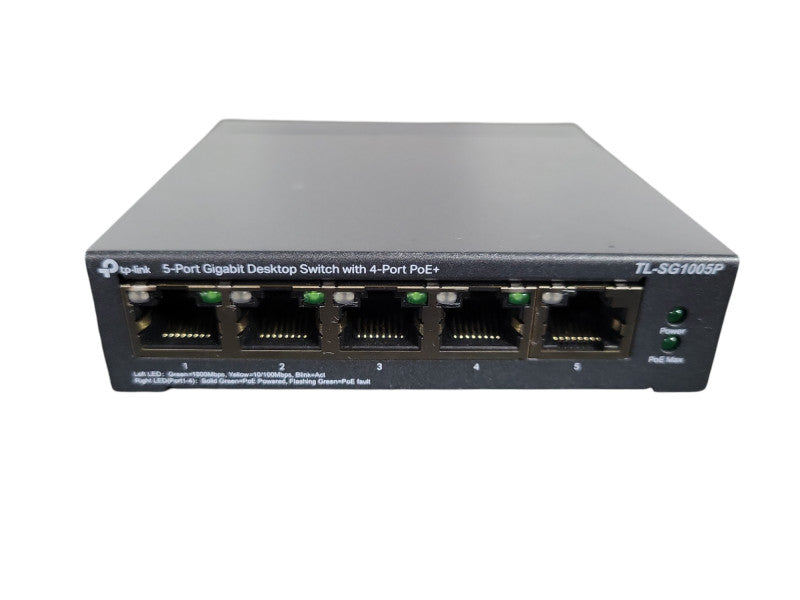 TP-Link TL-SG1005P-PD 5 Port PoE Passthrough Gigabit Ethernet Switch  !