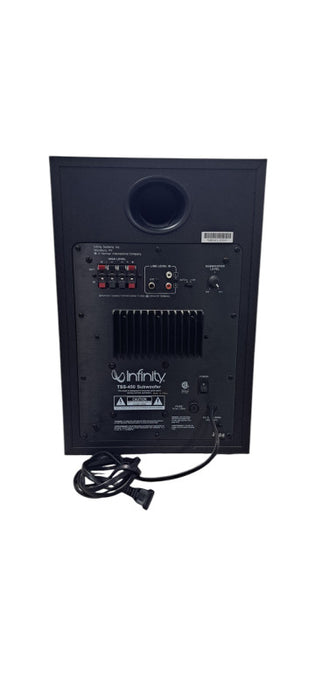 Infinity TSS-450 Powered Subwoofer Only Compact Home Audio 200W Silver
