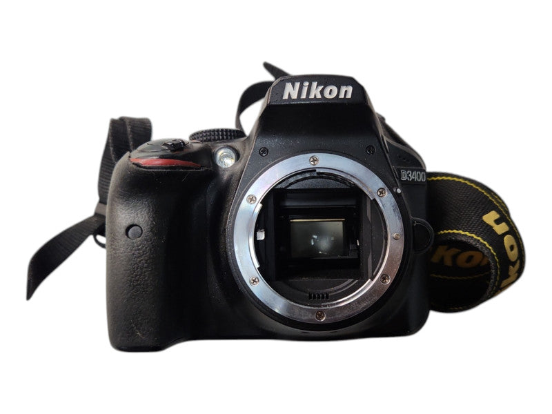 Nikon D3400 24.2MP Digital SLR Camera Body, No Battery, READ