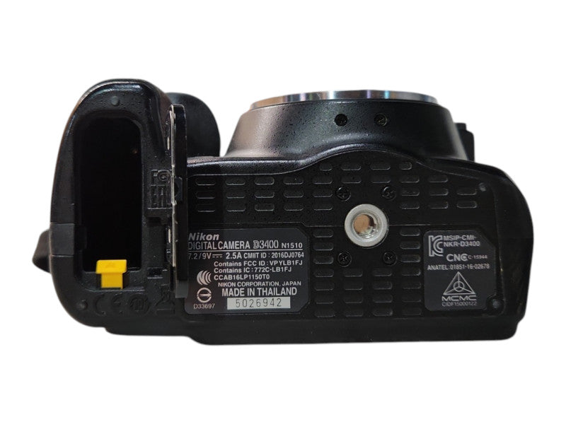 Nikon D3400 24.2MP Digital SLR Camera Body, No Battery, READ