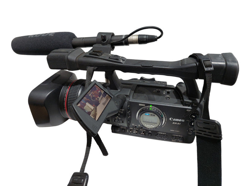 Canon XH A1 HDV 1080i VideoCamcorder w/ Bag, 20xZoom Lens, Rode Mic, Extras =