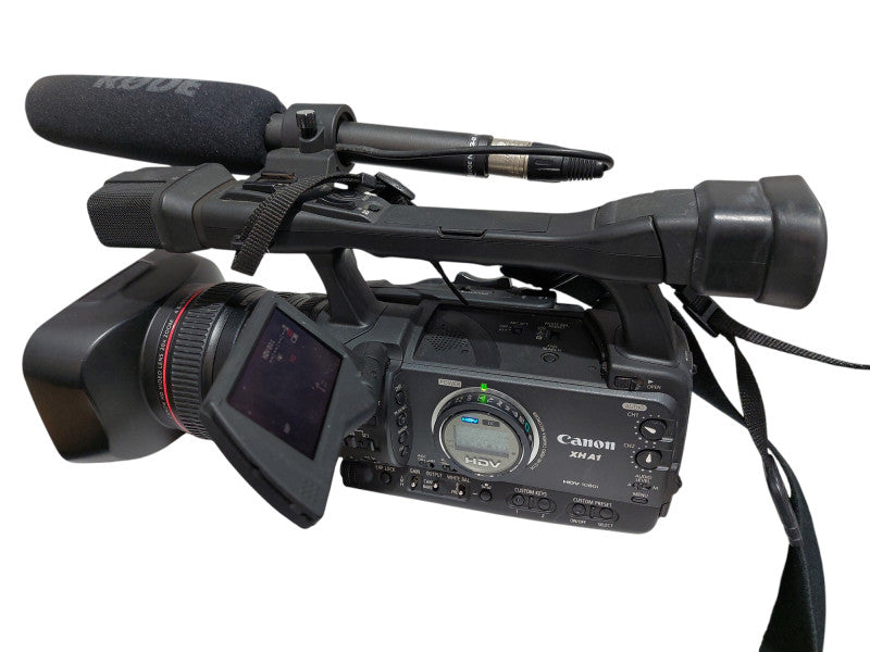 Canon XH A1 HDV 1080i VideoCamcorder w/ Bag, 20xZoom Lens, Rode Mic, Extras =