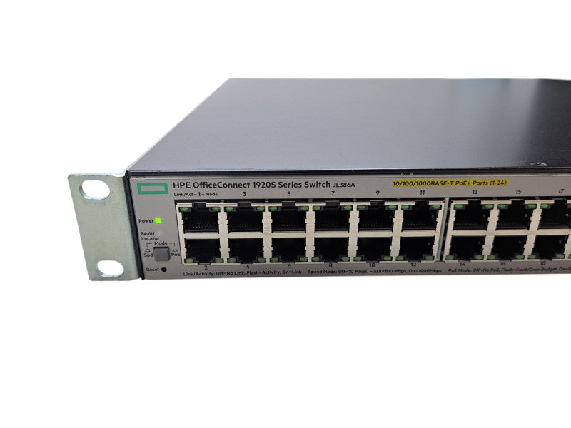 HP OfficeConnect Switch 1920S 48G 4SFP PPoE+ (370W) JL386A Q)