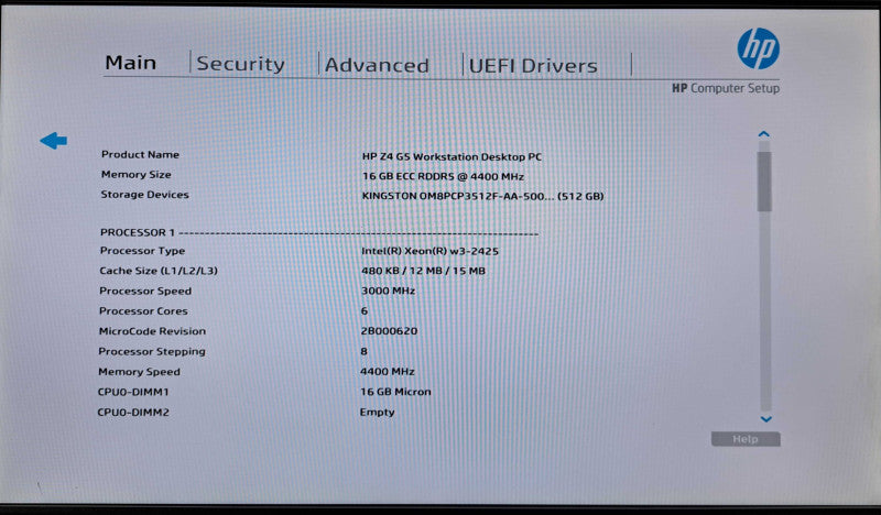 HP Z4 G5 Workstation | Xeon w3-2425, 16GB DDR5, 512GB NVMe, Quadro P2000 )