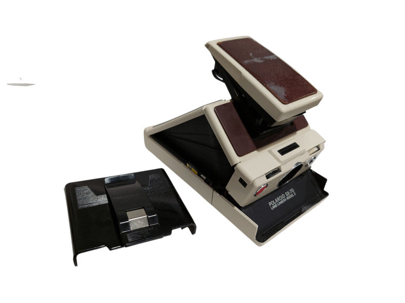 Vintage Polaroid SX-70 Land Instant Camera Model 2 with Leather Carry Bag  =
