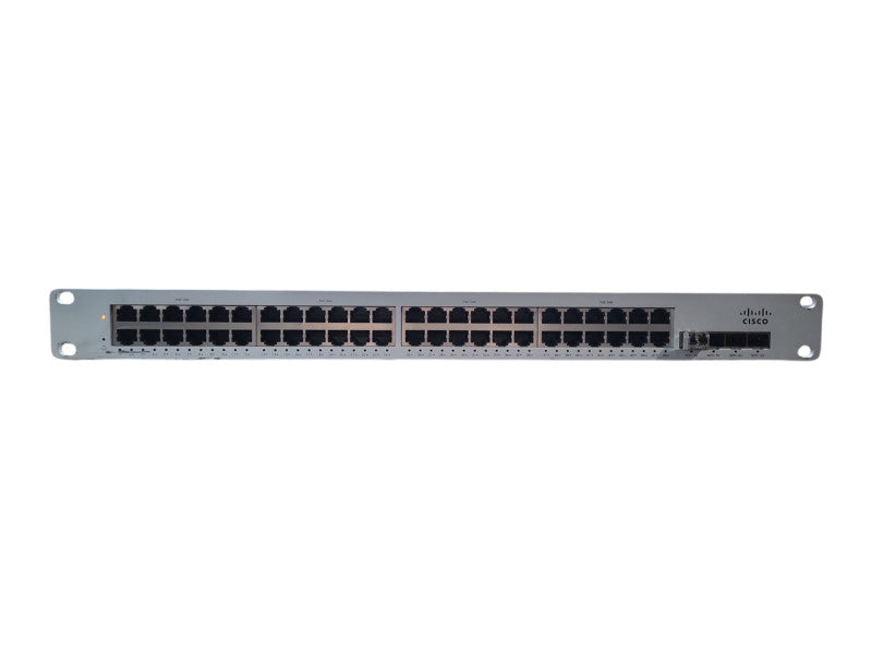 Cisco Meraki MS250-48FP-HW 48-Port PoE Gigabit Switch 2x PSU, Unclaimed