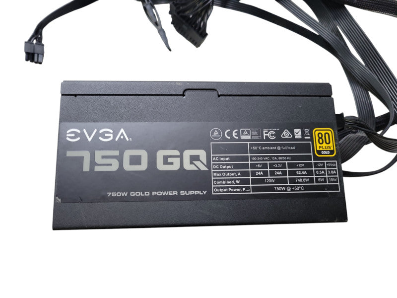 EVGA Semi-Modular 750W ATX PSU (210-GQ-0750) %