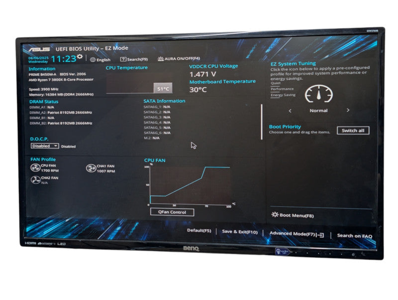 ASUS Prime B450M-A AM4 AMD Ryzen 7 3800X 16GB RAM Combo  -